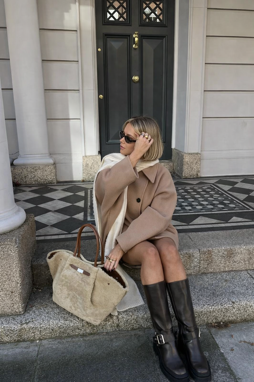 Zoë | Trendy wollen jas