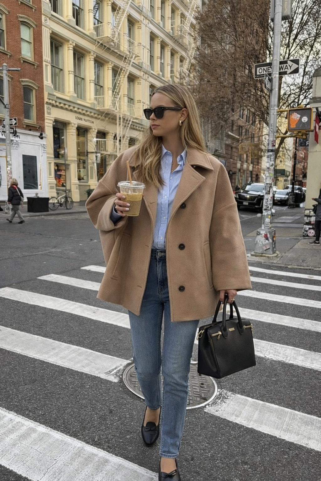 Zoë | Trendy wollen jas